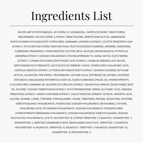 TAESI.K packaging back label detailing usage and gentle formulation