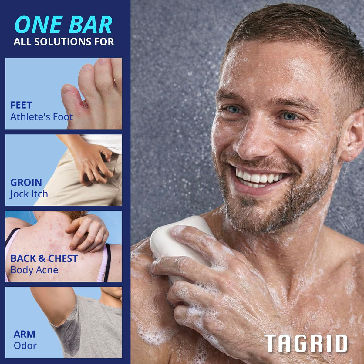 TAGRID soap among gym bag essentials for active lifestyles