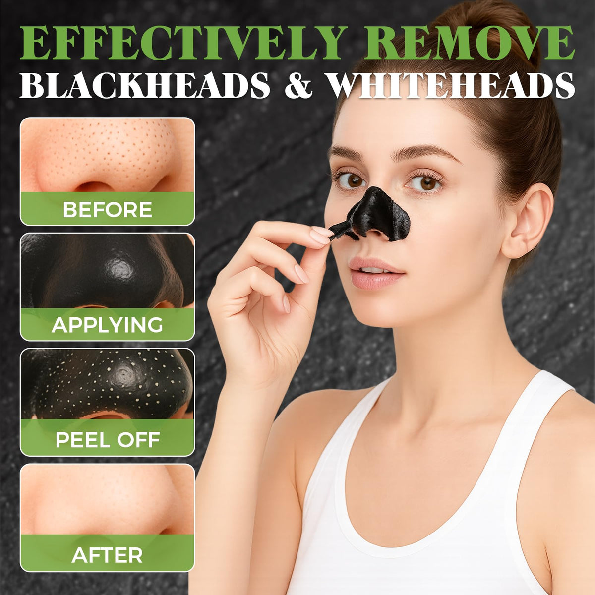 Tailgenci charcoal mask texture close-up showing thick, smooth consistency for easy peel