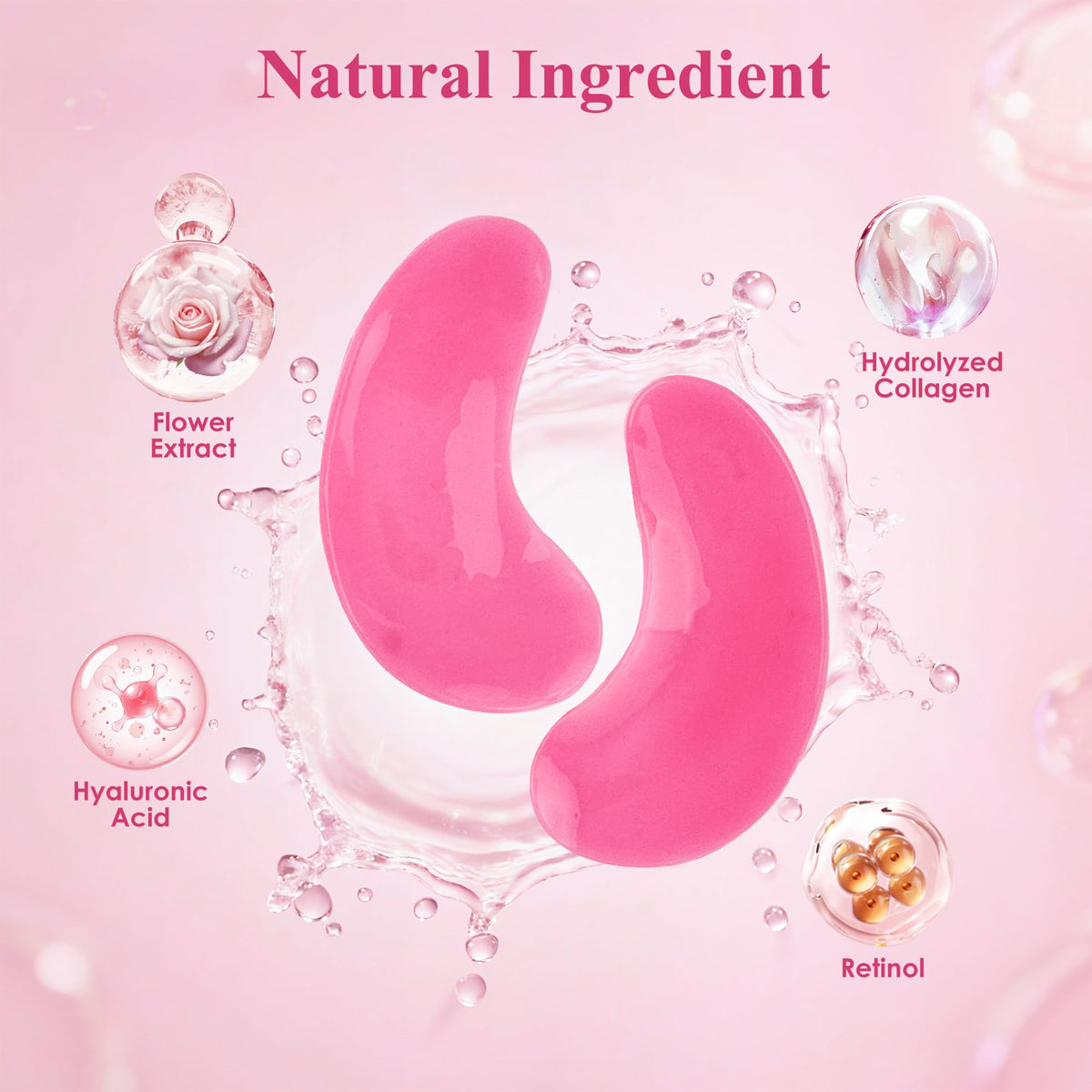 Taimand gel texture close-up highlighting collagen-rich formula and hydration