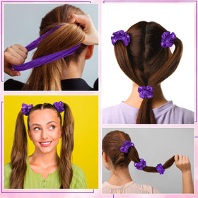 Taiyin scrunchie beside ruler showing 3.9-inch size for correct fit