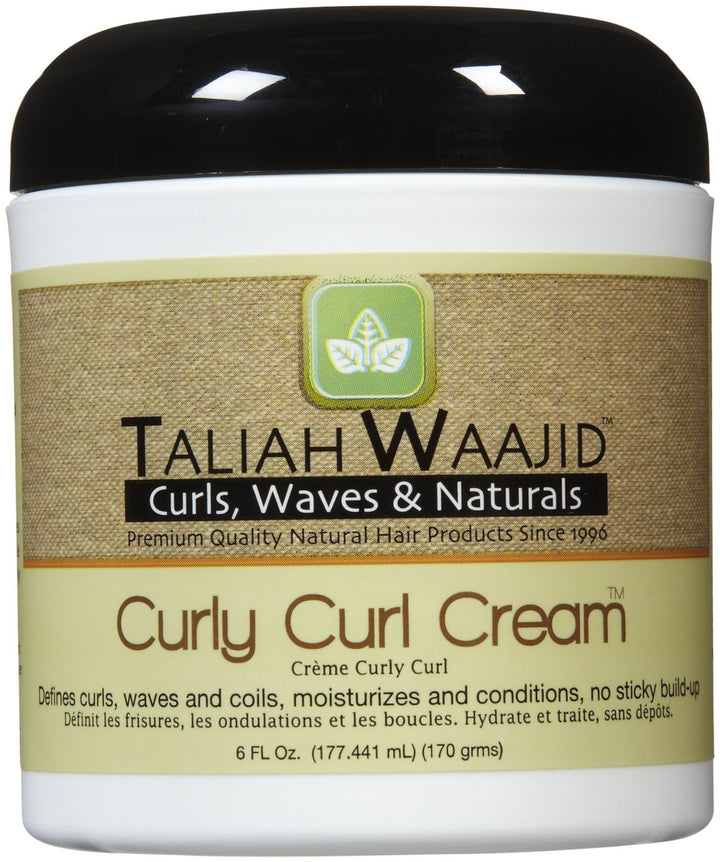 Taliah Waajid black earth products front packaging showing 6 oz jar and styling benefit