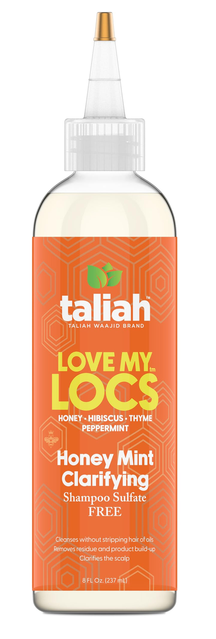 Taliah Waajid front bottle showing label and size, clear product identity and ease of selection