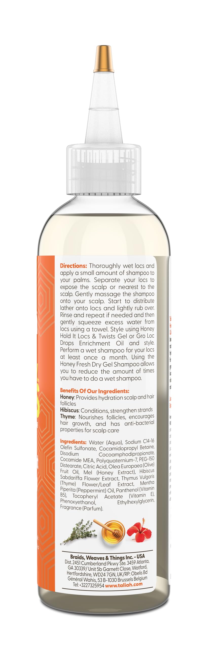 Taliah Waajid shampoo in use washing locs, invigorates scalp and refreshes hair