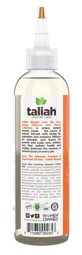 Taliah Waajid honey mint foam close-up, visible lather that clarifies and lifts buildup