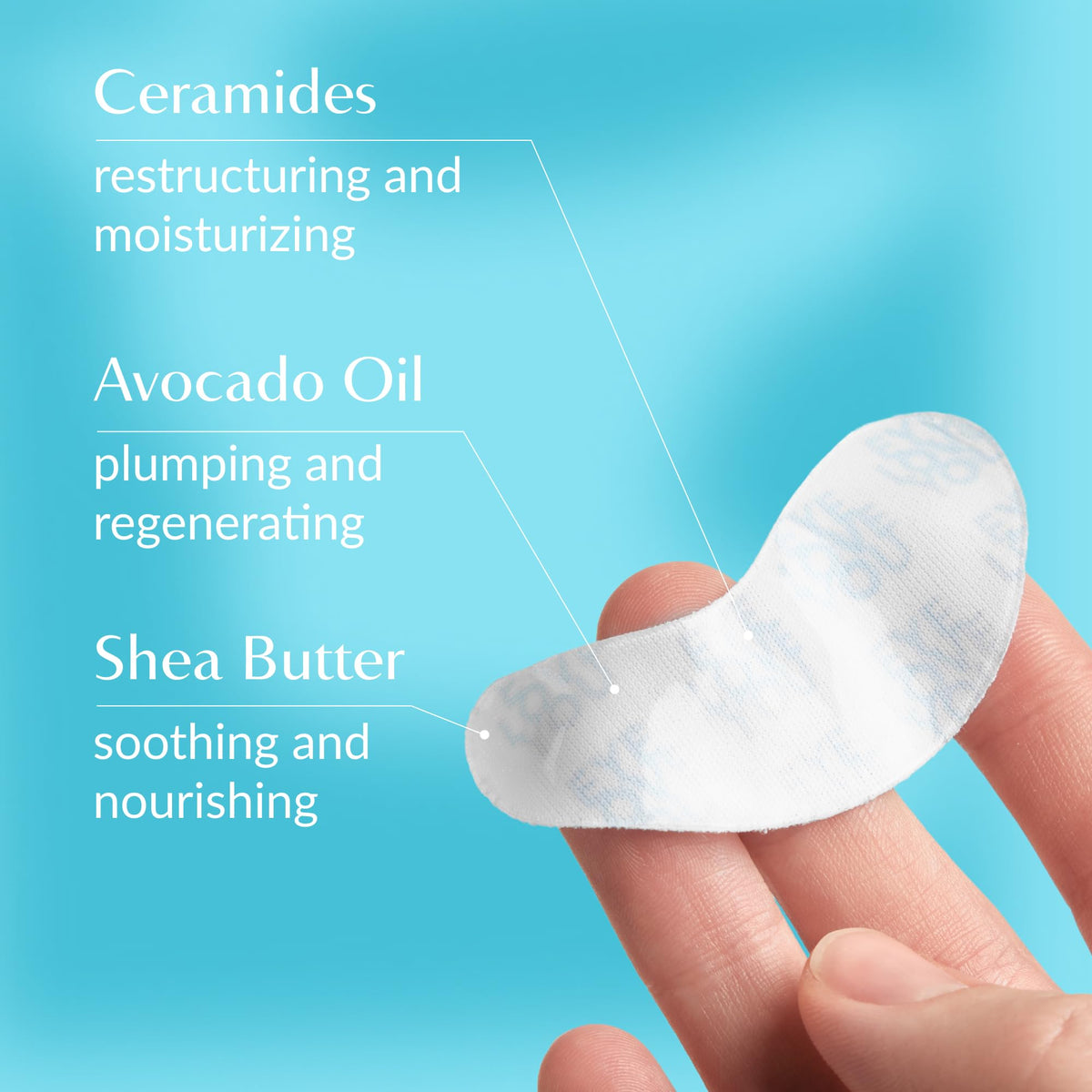 Talika hydrogel patch texture close-up illustrating smooth adherence