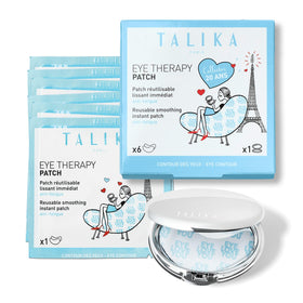 Talika front packaging showing product benefits and included travel case for convenience