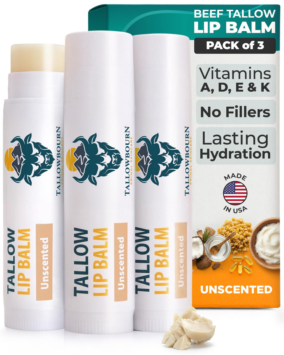 Tallowbourn front packaging showing tubes and branding and clear product identity