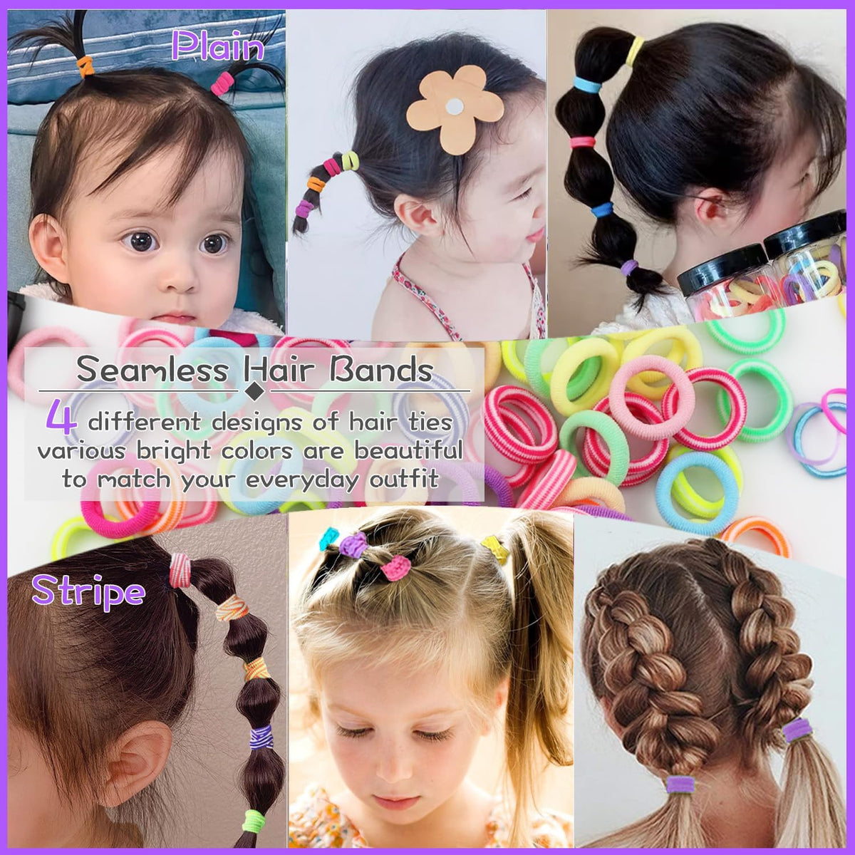 Tallsocne bow clips and matte flower claws arranged for styling