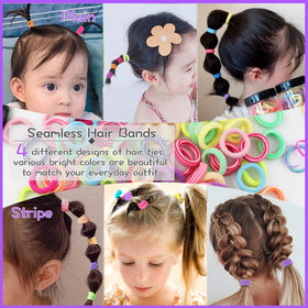 Tallsocne bow clips and matte flower claws arranged for styling