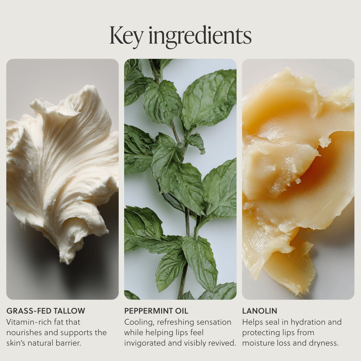 TALOVA application on fingers demonstrating easy spread and smoothness