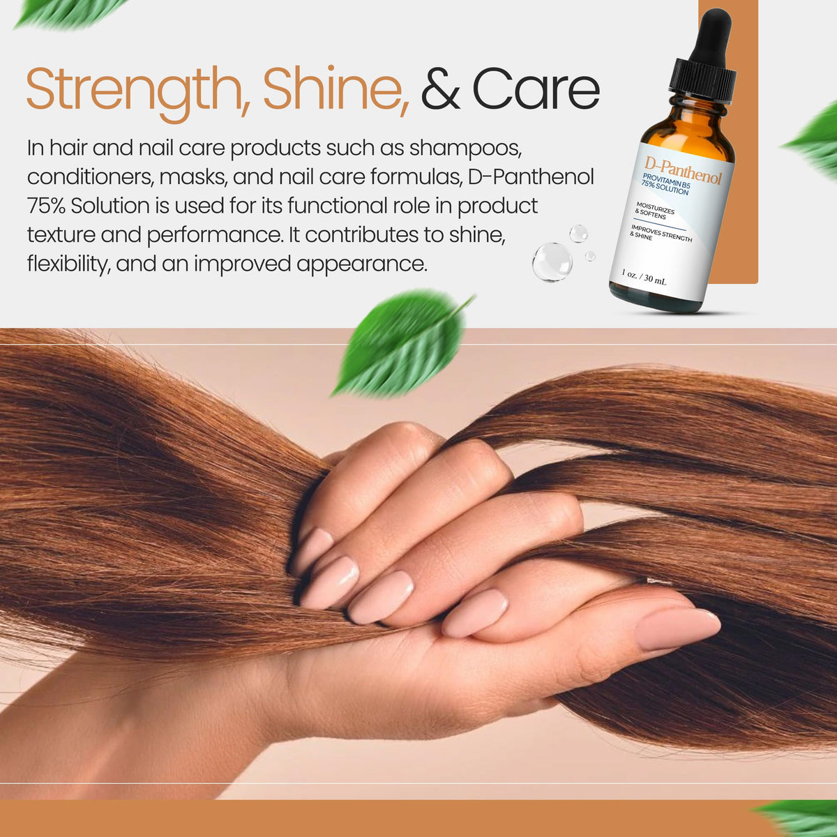 Mixing bowl with ingredients and Talsen D-Panthenol illustrating easy formulation benefit