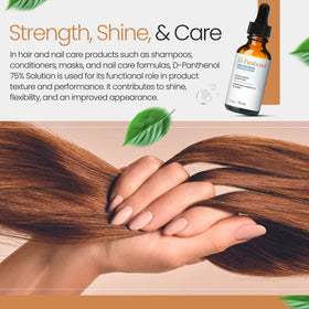 Mixing bowl with ingredients and Talsen D-Panthenol illustrating easy formulation benefit