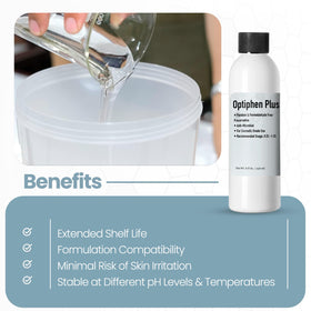 Talsen Optiphen Plus droplets on surface showing lightweight texture and blendability