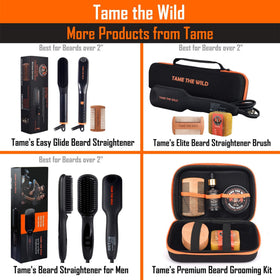 Tame the Wild bottle next to ruler to show true 8.5 fl oz size