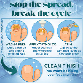 Tammy Taylor solution applied under toenail to soften thick nail edges