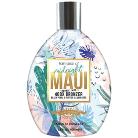 Tan Asz U bottle front view showing label and 13.5 fl oz size benefit