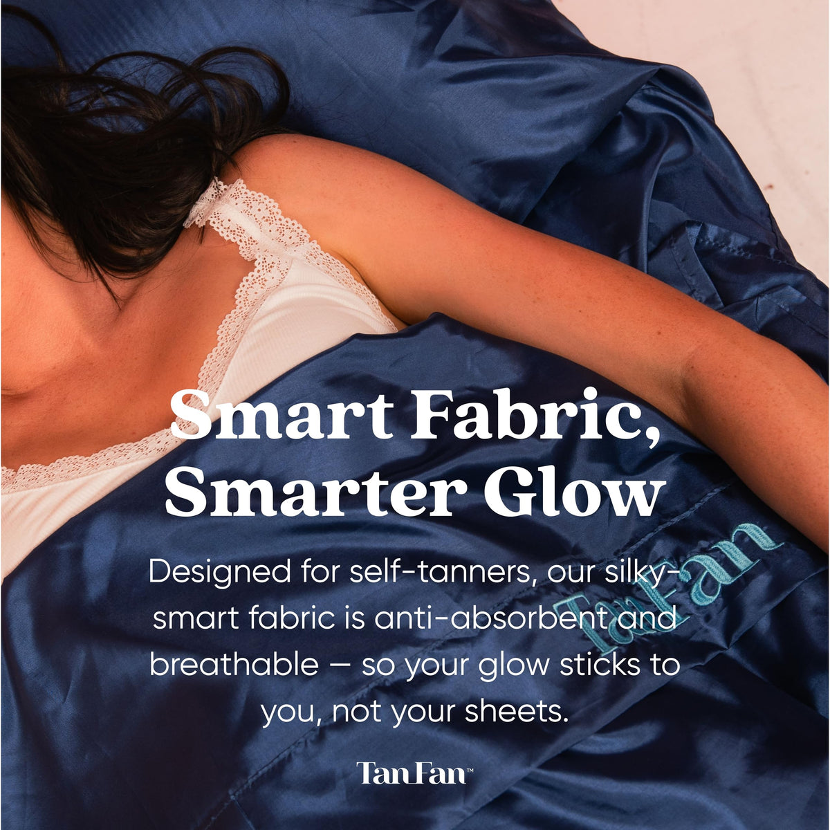 Tan Fan freshly washed sleep sac ready to reuse and quick-dry benefit