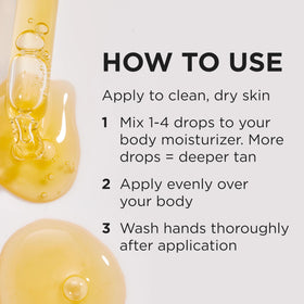 TAN-LUXE label and ingredients close-up emphasizing naturally derived DHA
