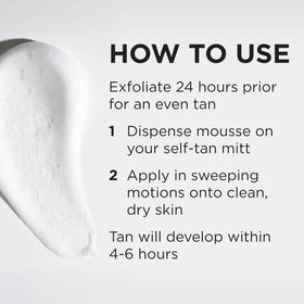 TAN-LUXE ingredients label close-up showing hydrating formulation benefits