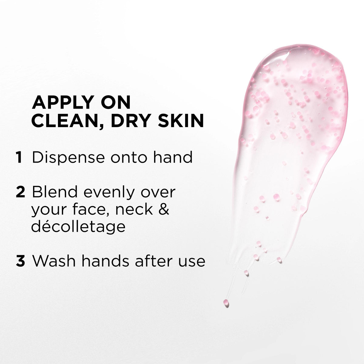 TAN-LUXE illustration of facial application demonstrating even blending benefit