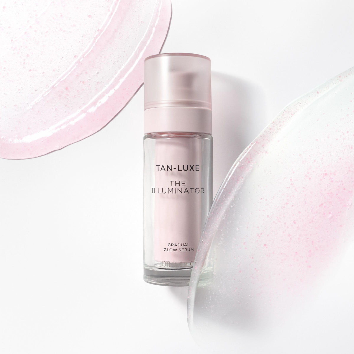 TAN-LUXE set on bathroom shelf showing nightly routine integration benefit