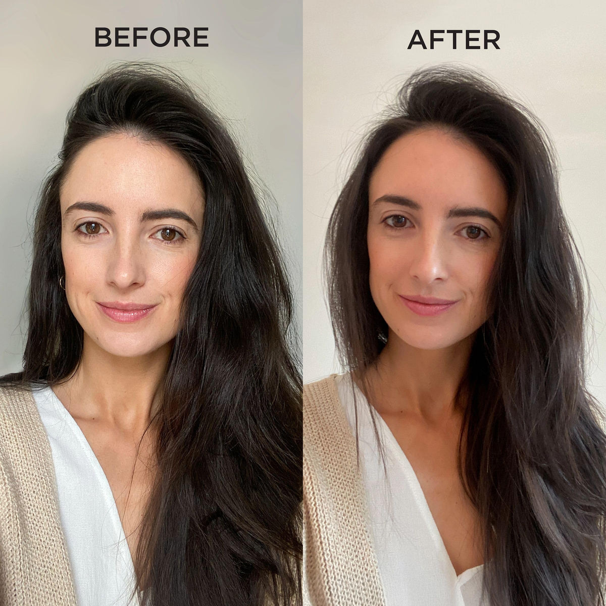 TAN-LUXE serum texture on skin close-up showing hydrating finish and glow benefit