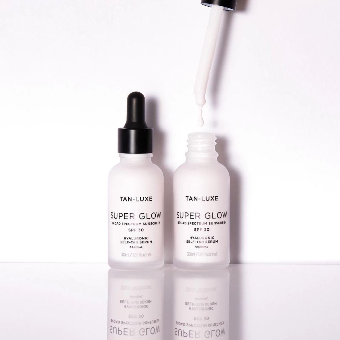 TAN-LUXE lifestyle bathroom vanity image suggesting easy daily use and routine fit
