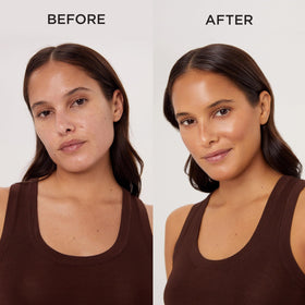 TAN-LUXE pipette dispensing an illuminating drop showcasing precision application