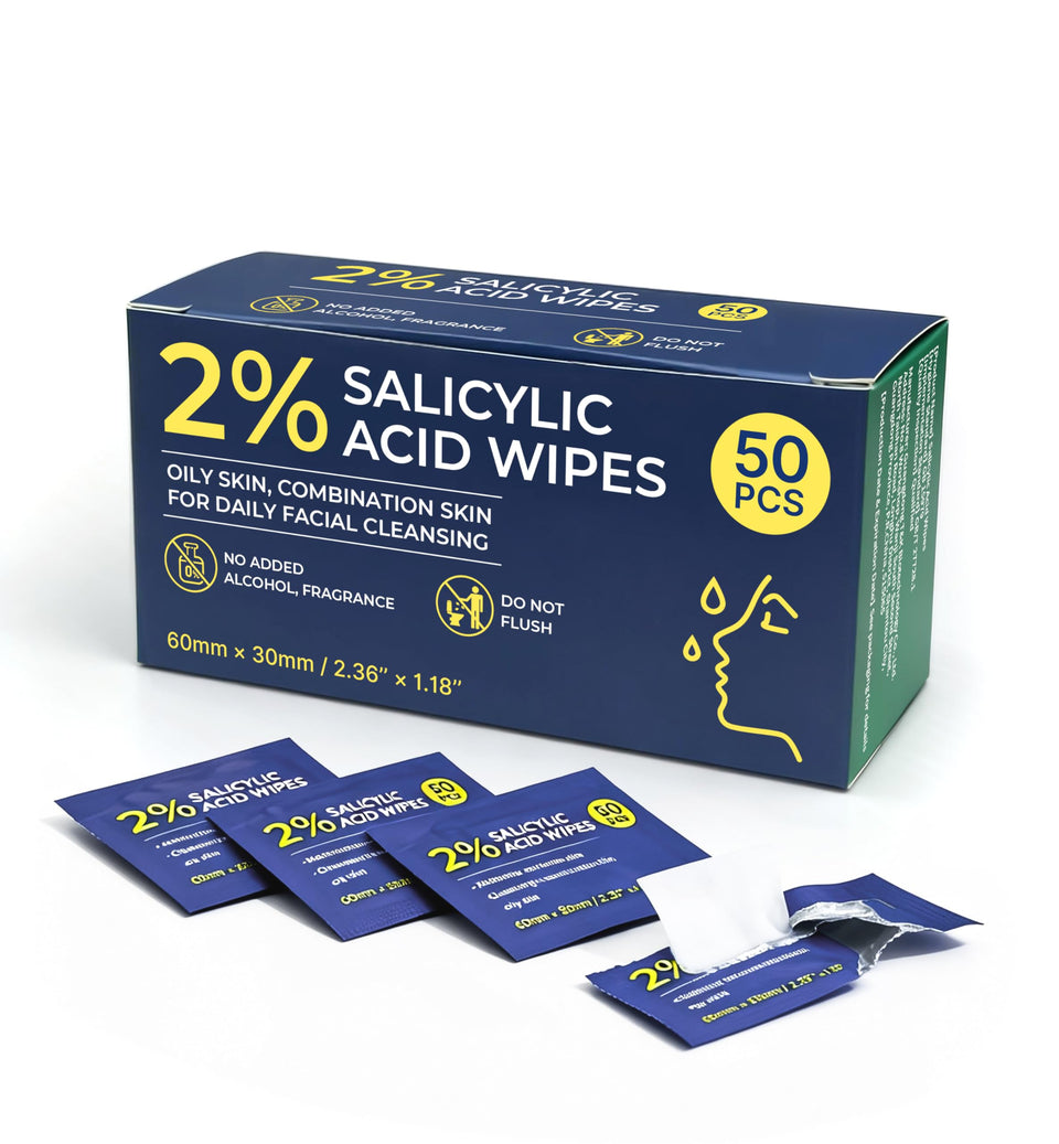 T&K front packaging showing 50-count wipes and key benefits