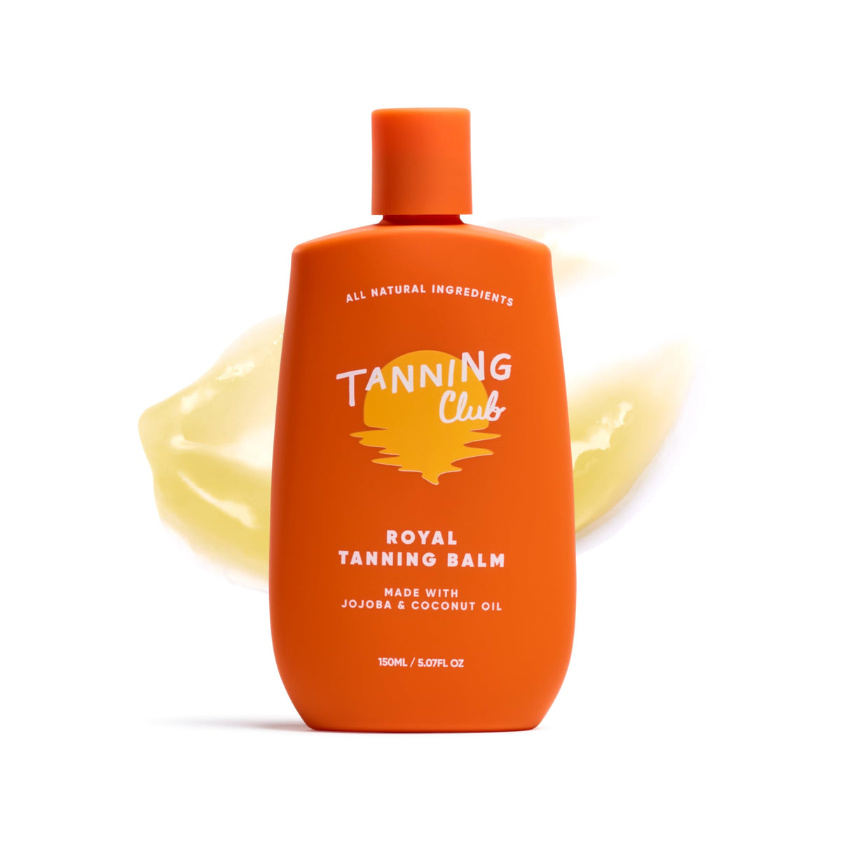 Tanning Club front packaging showing jar and branding for quick identification