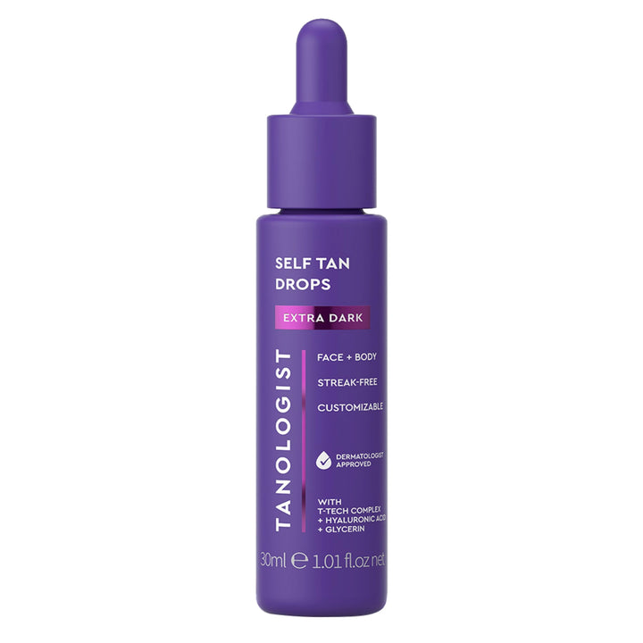 Tanologist Extra Dark front packaging showing bottle and label for quick recognition