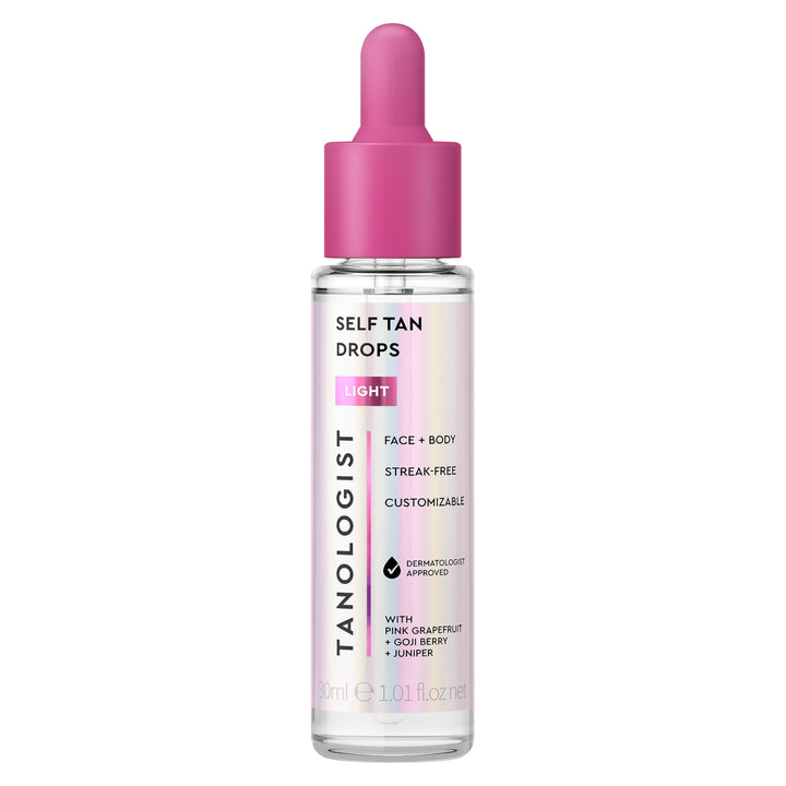 Tanologist front packaging showing bottle and label for clear identification and trust