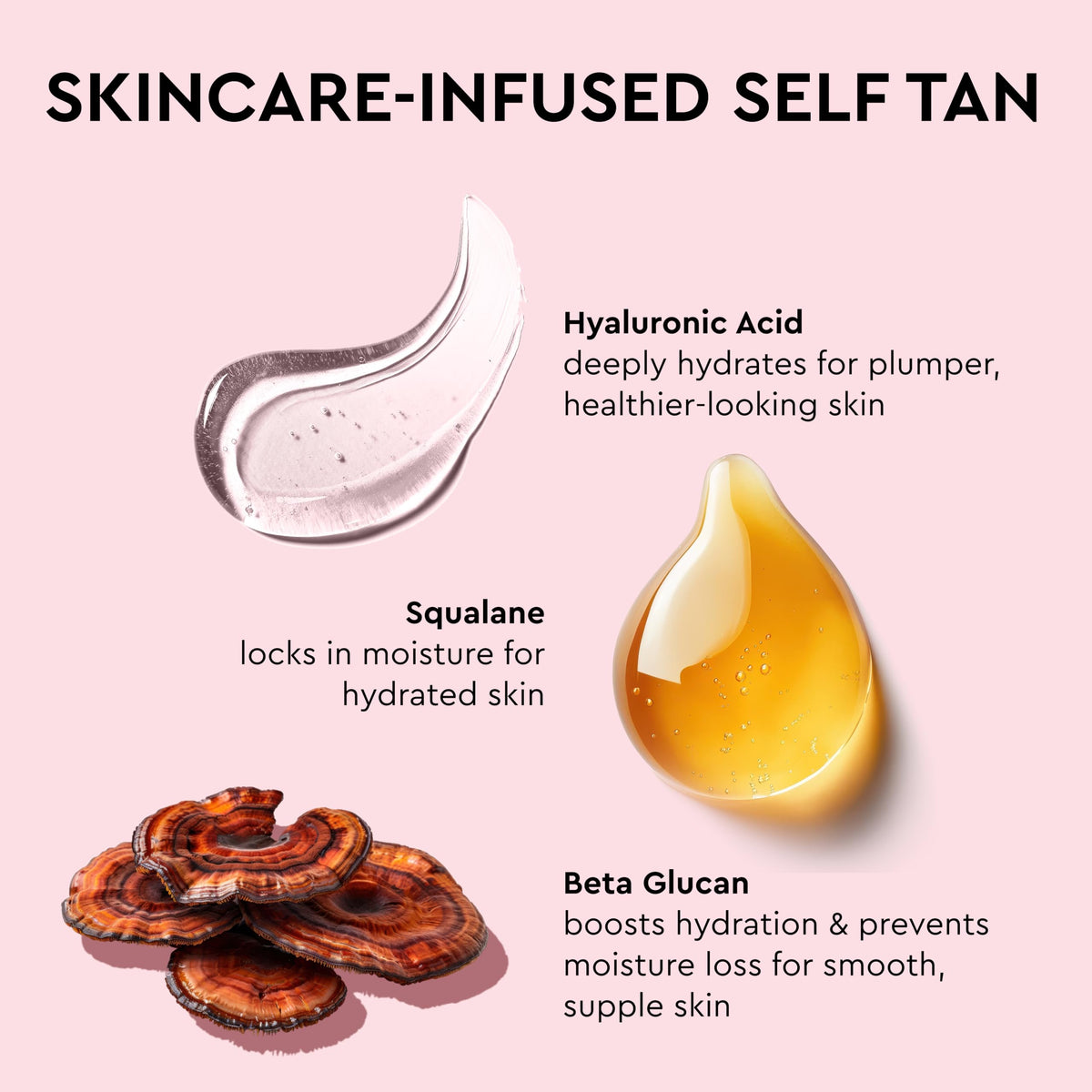Tanologist label close-up showing vitamin C and niacinamide benefits
