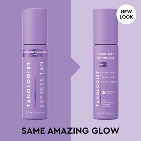 Tanologist mousse texture close-up highlighting lightweight, whipped foam