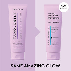 Tanologist pump and label close-up highlighting fast-absorbing formula