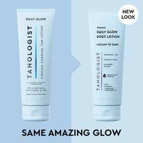Tanologist lotion texture on hand close-up showing fast-absorbing benefit