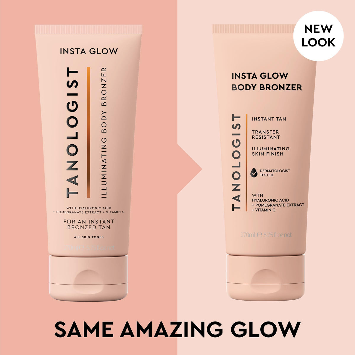 Tanologist texture close-up revealing lightweight, quick-dry lotion