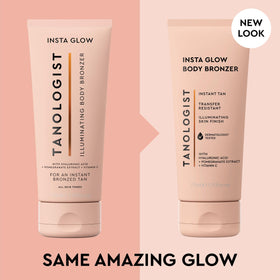 Tanologist texture close-up revealing lightweight, quick-dry lotion