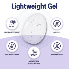 TARO gel applied on hand illustrating thin application and quick absorption benefit