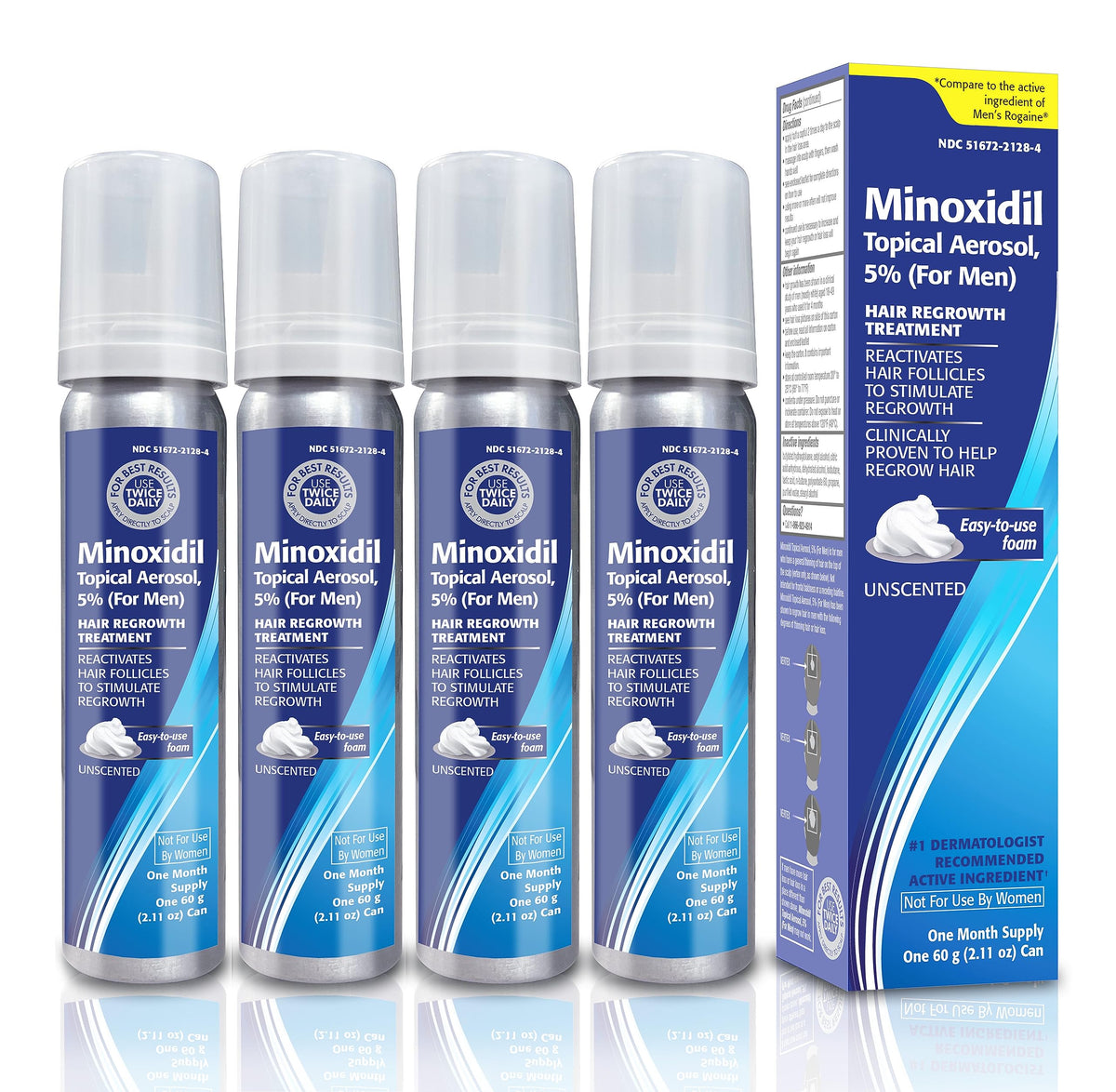 TARO minoxidil 5% front packaging showing clear product branding and benefits