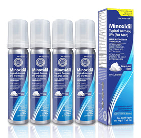 TARO minoxidil 5% front packaging showing clear product branding and benefits
