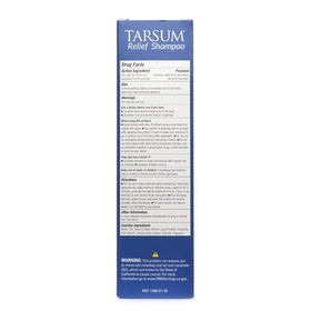 Tarsum bottle on bathroom shelf styled with towels showing everyday routine compatibility