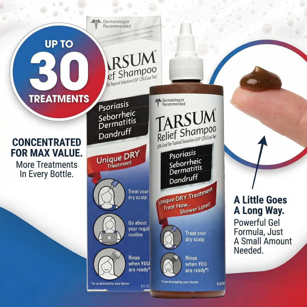 Tarsum next to a ruler showing 4 oz size for accurate scale and travel convenience