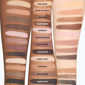 tarte brush applying shade demonstrating precise crease and lid control