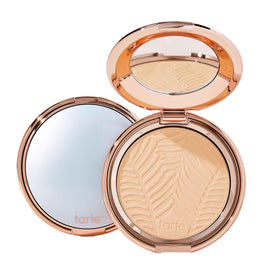 tarte compact front view showing sleek packaging and easy travel convenience