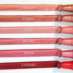tarte rose swatches on arm display buildable color and blendable finish