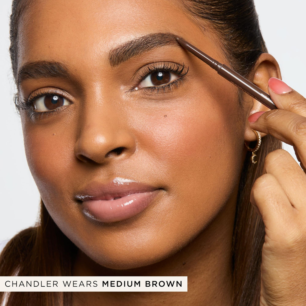 tarte brow pencil spoolie detail grooms hairs for blended finish