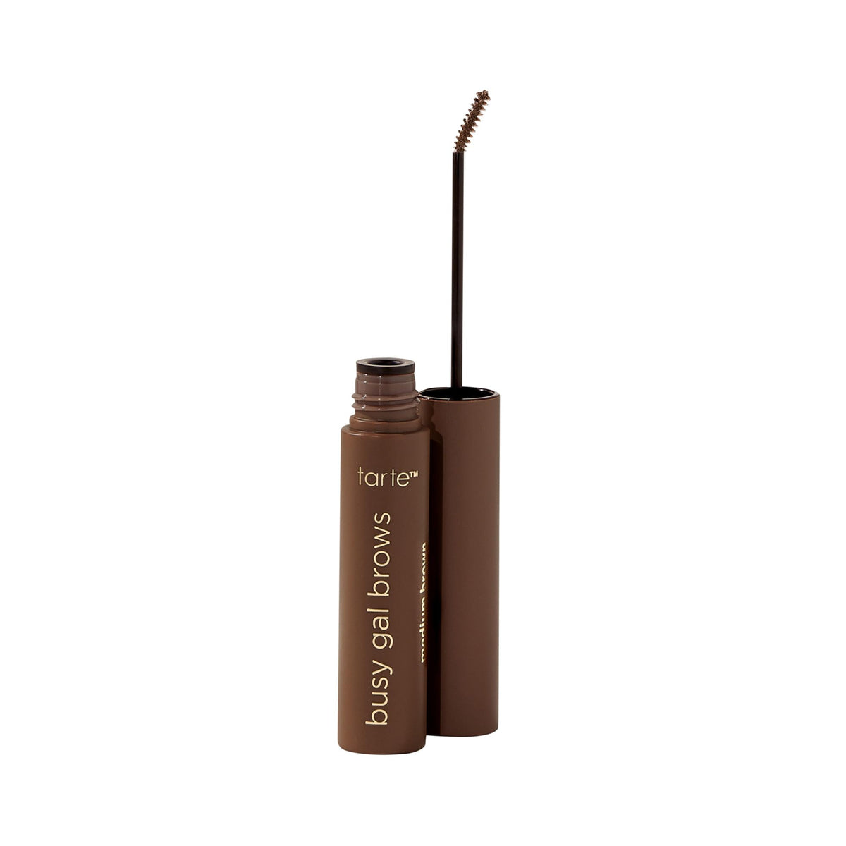 tarte front packaging showing product and shade med brown for quick brows
