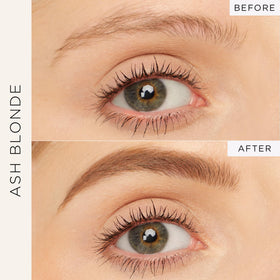 tarte close-up of micro speed spoolie for precise application and neat brows